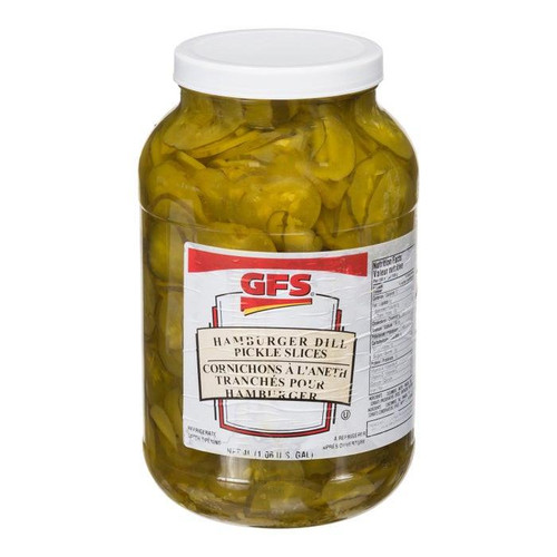 Gordon Choice GFS Hamburger Sliced Dill Pickles 4L/8.45Lbs   Gordon Choice GFS Hamburger Sliced Dill Pickles 4L/8.45Lbs
