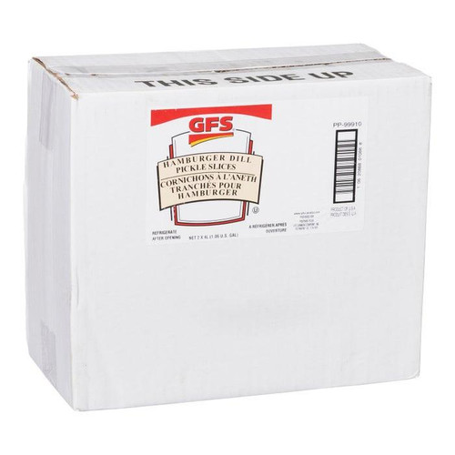 Gordon Choice GFS Hamburger Sliced Dill Pickles 4L/8.45Lbs   Gordon Choice GFS Hamburger Sliced Dill Pickles 4L/8.45Lbs
