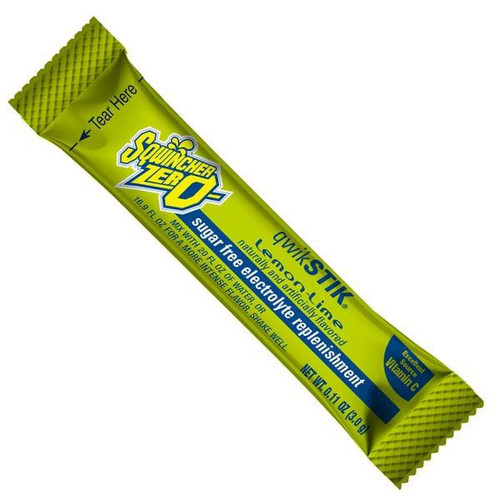  Sqwincher Zero QwikStik Lemon-Lime Electrolyte Drink Mix Stick 3 Grams 
