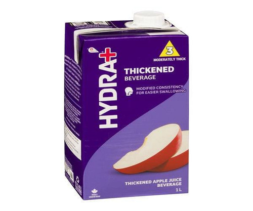 Hydra+ Juice Apple, IDDSI 3  1L/33.8 oz Thickened Beverage — HYDRA+, Canada