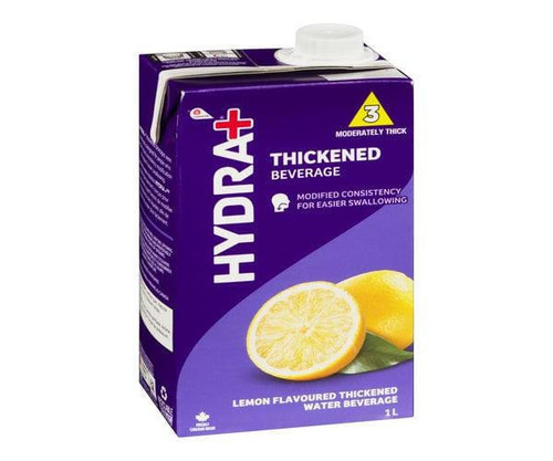 Buy Hydra+ IDDSI 3 Lemon Thickened Beverage Water, 1L/33.8 oz online — B2B food service, fast shipping Canada