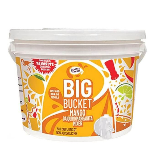 Master of Mixes Big Bucket Mango Daiquiri / Margarita Mix Ready To Use 2.8L- Yields 24 Servings   Master of Mixes Big Bucket Mango Daiquiri / Margarita Mix Ready To Use 2.8L- Yields 24 Servings
