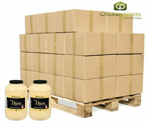  Morehouse Dijon Mustard Bulk 4L | 2/CASE | 50 CASES PER PALLET-(Total 100 Units) 