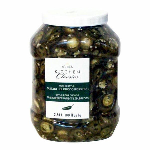 astra kitchens Astra Kitchen Classics Nacho Style Sliced Jalapeno Peppers Bulk 2.84L | 6/CASE | 50 CASES PER PALLET-(Total 300 Units) 