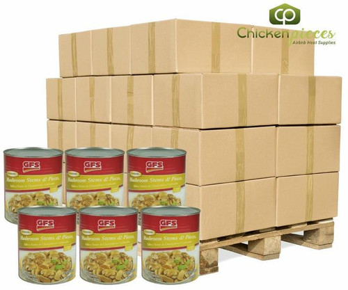  Gordon Choice GFS Mushroom Pieces And Stems Bulk 2.84L | 6/CASE | 50 CASES PER PALLET-(Total 300 Units) 