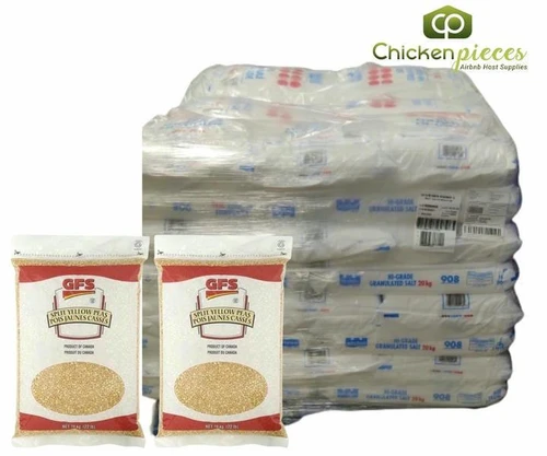  Gordon Choice GFS Dry Split Yellow Peas Bag Bulk 10Kg | 2/CASE | 50 CASES PER PALLET-(Total 100 Units) 