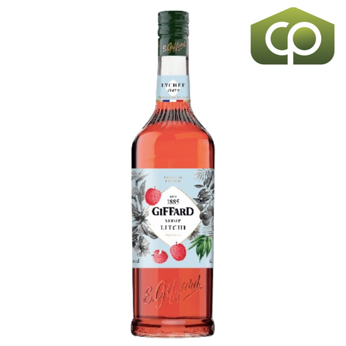 Giffard France Litchi- Lychee Syrup, 1L - chicken pieces
