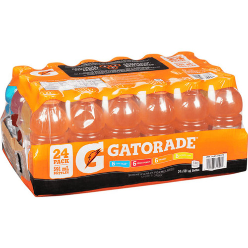 GATORADE Gatorade Rainbow Sports Drink Bulk 591ml/20oz | 24/CASE | 54 CASES PER PALLET (TOTAL 1296 BOTTLES 