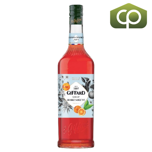 Giffard France Blood Orange/ Orange Sanguine Syrup, 1L - chicken pieces