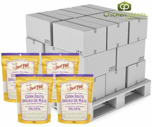  Bob's Red Mill White Corn Grits, Polenta 680g | 4/CASE | 50 CASES PER PALLET-(Total 200 Units) 