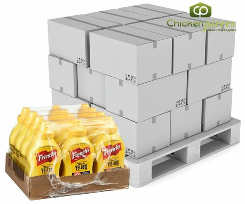 MCCORMICK/FRENCHS French's Mustard, Tabletop Squeeze Bottle 325ml | 12/CASE | 50 CASES PER PALLET-(Total 600 Units) 