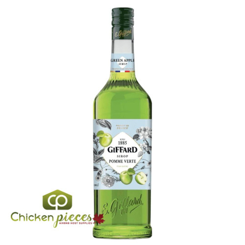  Giffard Giffard France Pomme Verte - Green Apple Flavoring Syrup, 1L 