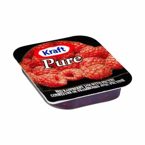 KRAFT Kraft Pure Raspberry Jam, Portion Bulk 10ml| 140/CASE | 50 CASES PER PALLET-(Total 7000 Units) 