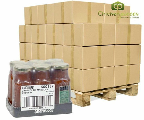  Sharwood's Major Grey Chutney Bulk 250 ml | 6/CASE | 50 CASES PER PALLET-(Total 300 Units) 