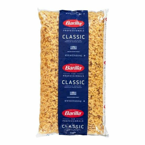 BARILLA Barilla Farfalle Pasta, No.65  Bulk 4.54Kg | 2/CASE | 50 CASES PER PALLET-(Total 100 units) 