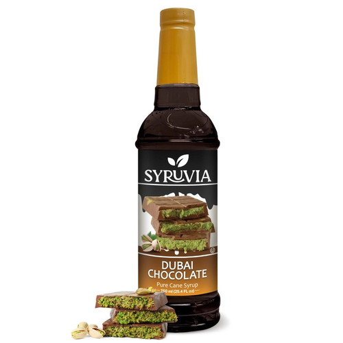 Syruvia Dubai Chocolate Flavouring Syrup 750ML