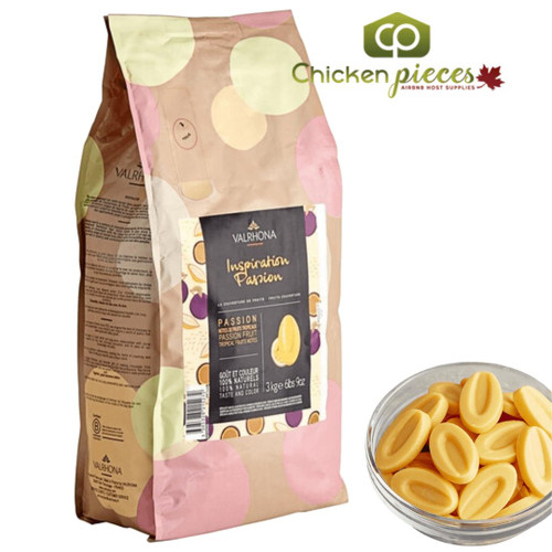 Valrhona  Valrhona Passion Inspiration - Fruit Chocolate Couverture, 3KG/6.6LBS   Valrhona  Valrhona Passion Inspiration - Fruit Chocolate Couverture, 3KG/6.6LBS