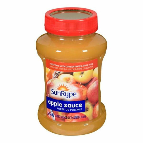 SUNRYPE Sunrype Regular Applesauce Bulk 625ml | 12/CASE | 50 CASES PER PALLET-(Total 600 units) 