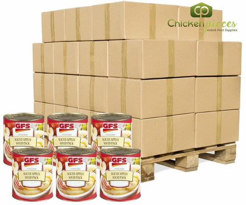  Gordon Choice GFS Sliced Solid Apples 2.84L | 6/CASE | 50 CASES PER PALLET-(Total 300 units) 