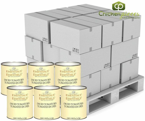  Kitchen Essentials Diced Tomatoes Bulk 2.84L | 6/CASE | 50 CASES PER PALLET-(Total 300 units) 