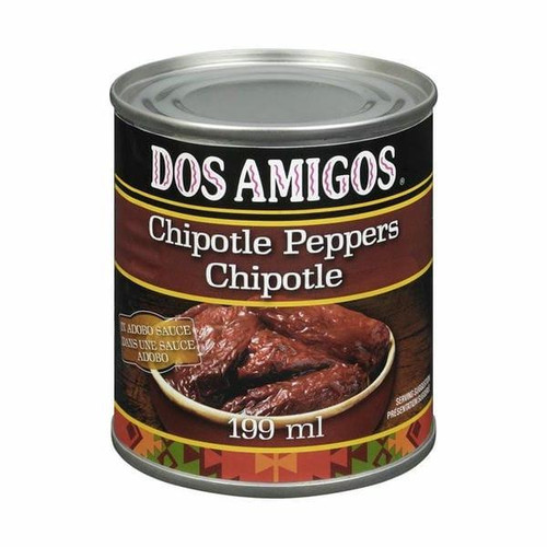dos amigos Dos Amigos Chipotle Peppers In Adobo Bulk 199ml | 12/CASE | 50 CASES PER PALLET-(Total 600 units) 