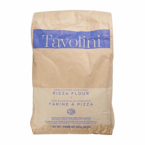  Tavolini Unbleached Pizza Flour Bulk 20Kg | 2/CASE | 50 CASES PER PALLET-(Total 100 units) 