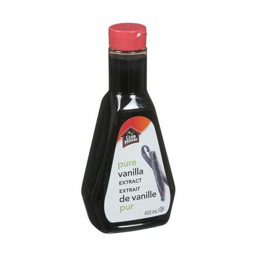CLUB HOUSE Club House Pure Vanilla Extract Bulk 455 ml | 12/CASE | 50 CASES PER PALLET-(Total 600 units) 