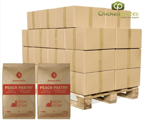  Ardent Mills Bleached Cake & Pastry Flour Bulk 20 Kg | 2/CASE | 50 CASES PER PALLET-(Total 100 units) 