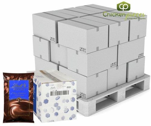 LINDT Lindt White Chocolate Wafers Bulk 2.5Kg | 4/CASE | 50 CASES PER PALLET-(Total 200 units) 