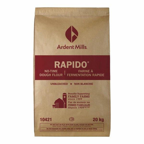  Ardent Mills Unbleached No-Time Dough Flour Bulk 20 Kg | 2/CASE | 50 CASES PER PALLET-(Total 100 units) 