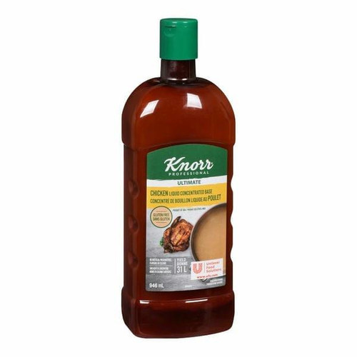 KNORR Knorr Liquid Concentrate Chicken Base Bulk 946ml | 4/CASE | 50 CASES PER PALLET-(Total 200 units) 