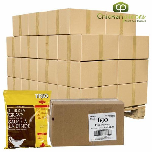  Trio 1 Step Turkey Gravy Mix Bulk 560 Grams | 8/CASE | 50 CASES PER PALLET-(Total 400 units) 
