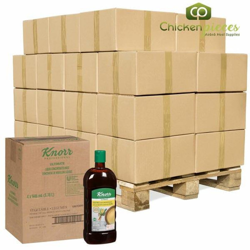 KNORR Knorr Vegetable Base, Liquid Concentrate Bulk 946ml | 4/CASE | 50 CASES PER PALLET-(Total 200 units) 