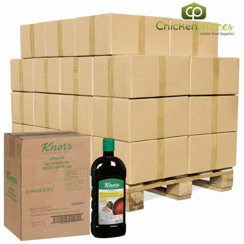 KNORR Knorr Liquid Concentrate Beef Base Bulk 946ml | 4/CASE | 50 CASES PER PALLET-(Total 200 units) 