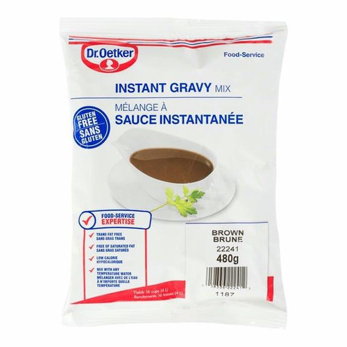  Dr. Oetker Instant Brown Gravy Mix Bulk 480g | 6/CASE | 50 CASES PER PALLET-(Total 300 units) 
