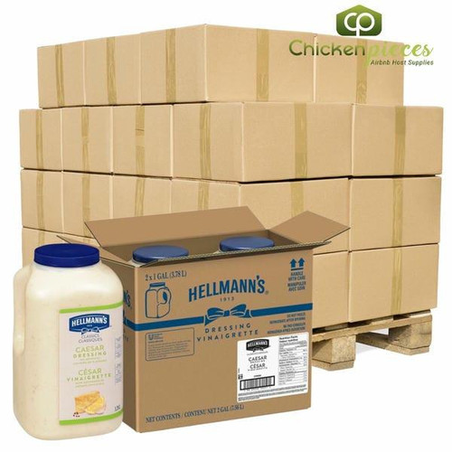  Hellmann's Creamy Caesar Dressing Bulk 3.78 Liters | 2/CASE | 50 CASES PER PALLET-(Total 100 units) 