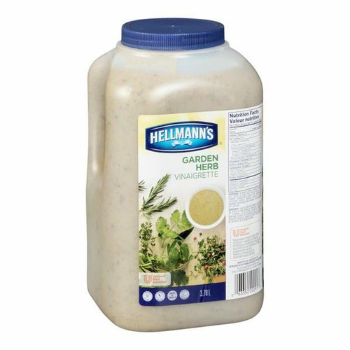  Hellmann's Classic Garden Herb Vinaigrette Dressing Bulk 3.78 Liters | 2/CASE | 50 CASES PER PALLET-(Total 100 units) 