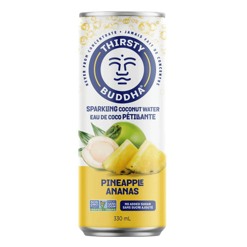 THIRSTY BUDDHA Thirsty Buddha Sparkling Coconut Water | 330ml/Unit  (12 Unit/Case) 