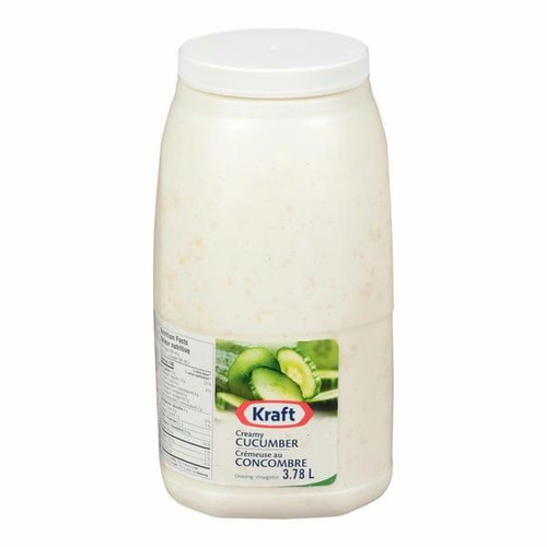 KRAFT Kraft Creamy Cucumber Dressing Bulk 3.78 Liters | 2/CASE | 50 CASES PER PALLET-(Total 100 units) 
