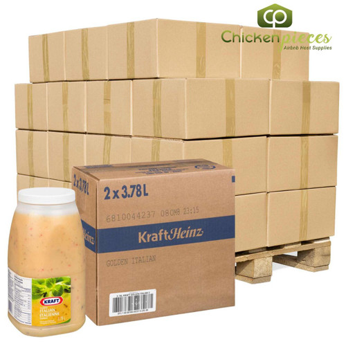 KRAFT Kraft Golden Italian Dressing Bulk 3.78 Liters | 2/CASE | 50 CASES PER PALLET-(Total 100 units) 