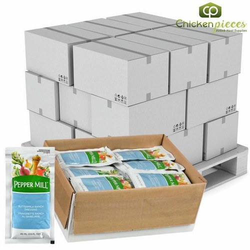 Pepper Mill Buttermilk Ranch Dressing Bulk 45ml | 60/CASE | 50 CASES PER PALLET-(Total 3000 units) 