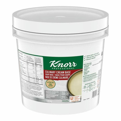 KNORR Knorr Culinary Cream Base Bulk 3.5Kg | 2/CASE | 50 CASES PER PALLET-(Total 100 units) 