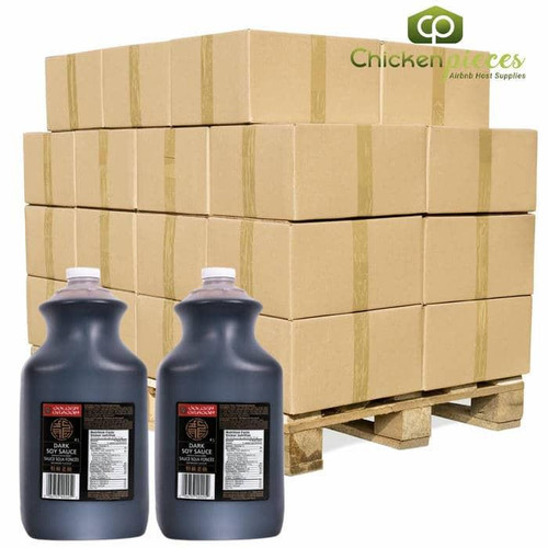 GOLDEN DRAGON Golden Dragon Premium Dark Soy Sauce Bulk 4 Liters | 2/CASE | 50 CASES PER PALLET-(Total 100 units) 