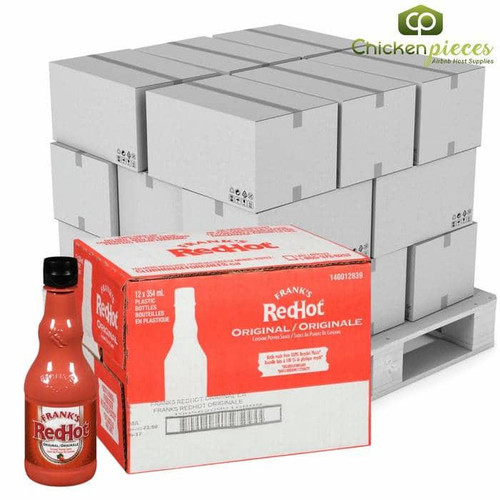  Frank's RedHot Original Hot Sauce Bulk 354ml | 12/CASE | 50 CASES PER PALLET-(Total 600 units) 