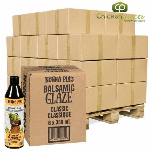  Nonna Pia's Classic Balsamic Reduction Glaze Bulk 380 ml | 6/CASE | 50 CASES PER PALLET-(Total 300 units) 