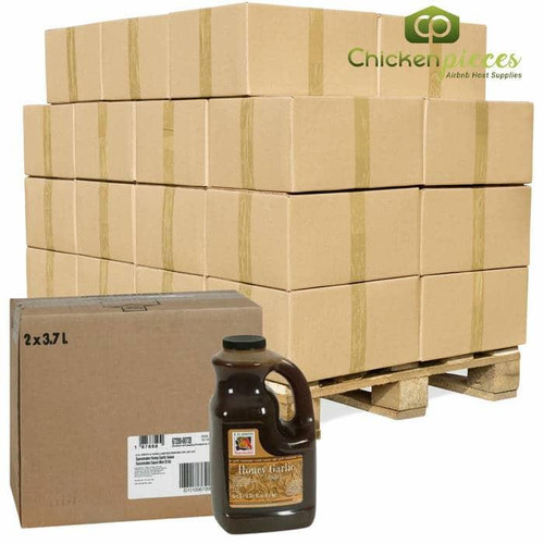  Saucemaker Honey Garlic Wing Sauce Bulk 3.7 Liters | 2/CASE | 50 CASES PER PALLET-(Total 100 units) 
