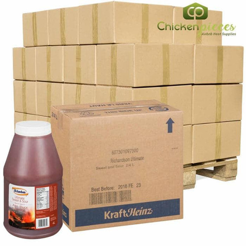 RICHARDSON Richardson Ultimate Sweet And Sour Sauce Bulk 4 Liters | 2/CASE | 50 CASES PER PALLET-(Total 100 units) 
