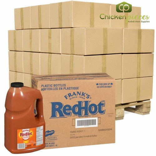 Frank's RedHot Frank's Red Hot Buffalo Wing Sauce Bulk 3.78 Liters | 2/CASE | 50 CASES PER PALLET-(Total 100 units) 