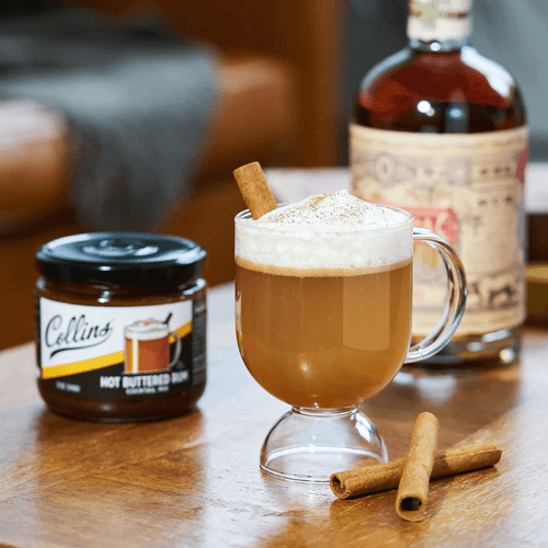 Collins Hot Buttered Rum, 12oz./355ml  - chicken pieces
