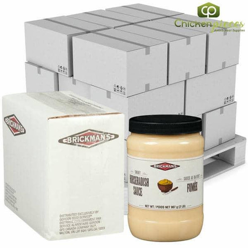  Brickman's Smoky Horseradish Sauce Bulk 32oz | 2/CASE | 50 CASES PER PALLET-(Total 100 units) 